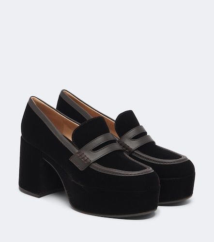 Mocassins à plateau en cuir - Gianvito Rossi - Modalova
