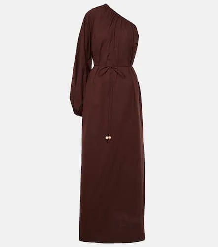 Robe longue Amorosa asymétrique en coton - Faithfull - Modalova