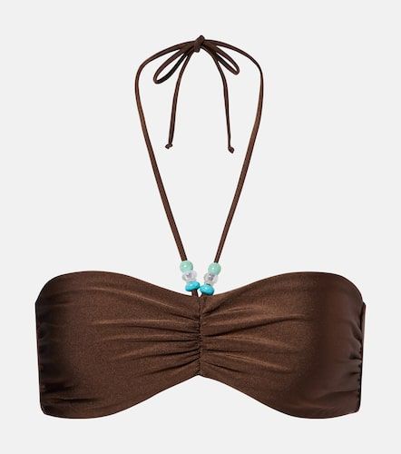 Haut de bikini Zoe froncé à perles - Jade Swim - Modalova