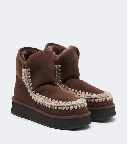 Mou Bottines à plateforme en daim - Mou - Modalova