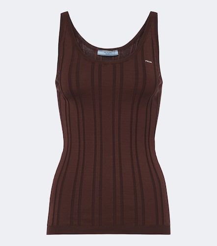 Prada Débardeur en coton mélangé - Prada - Modalova