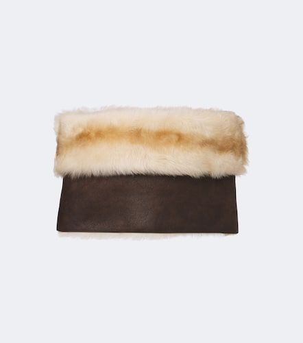 Gucci Top bandeau en shearling - Gucci - Modalova