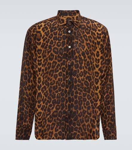 Chemise en soie à motif léopard - Tom Ford - Modalova