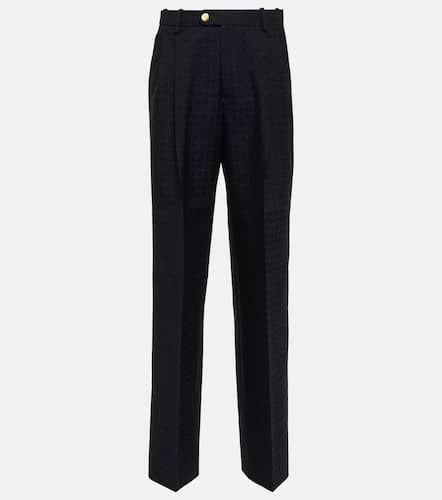 Pantalon Horsebit en coton et laine - Gucci - Modalova