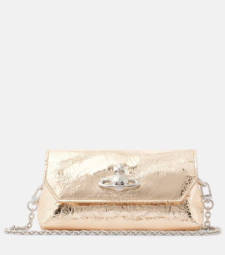 Pochette Orb Mini en cuir métallisé - Vivienne Westwood - Modalova