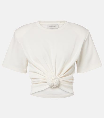 T-shirt cropped en coton mélangé - Magda Butrym - Modalova