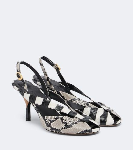 Escarpins slingback Poisson en cuir façon serpent - Jacquemus - Modalova