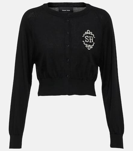Cardigan à ornements en laine et soie - Simone Rocha - Modalova