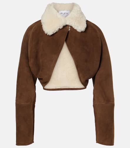 Alaïa Veste en daim et shearling - Alaia - Modalova