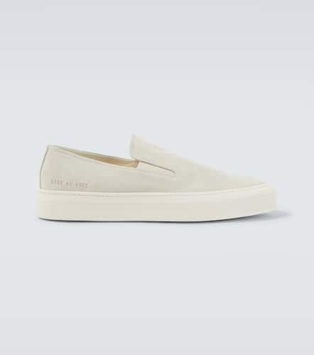 Baskets slip-on en daim et shearling - Common Projects - Modalova