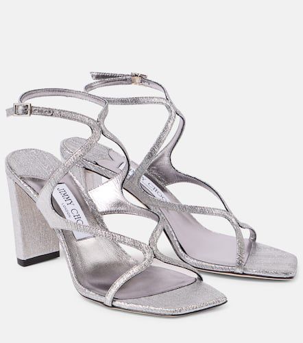 Sandales Azie 85 en cuir métallisé - Jimmy Choo - Modalova