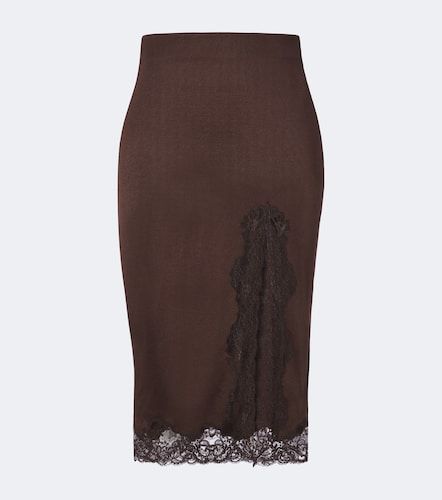 Balmain Jupe midi à dentelle - Balmain - Modalova