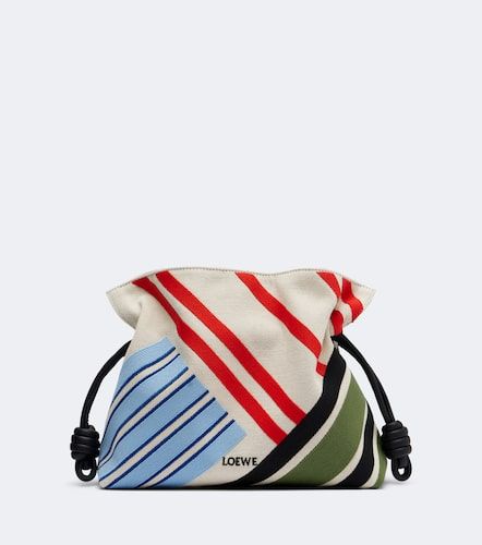 Pochette Flamenco Medium à rayures - Loewe - Modalova
