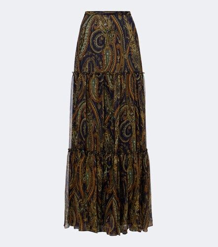 Etro Jupe longue en soie mélangée - Etro - Modalova