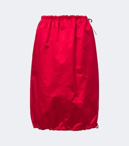 Prada Jupe midi en satin de soie - Prada - Modalova