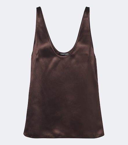 Tom Ford Top en satin de soie - Tom Ford - Modalova