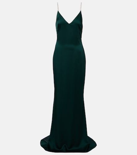 Robe nuisette en satin à cristaux - Tom Ford - Modalova