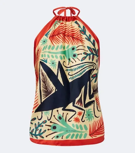 Etro Top en soie à imprimé - Etro - Modalova