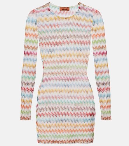 Robe en lamé à motif zigzag - Missoni - Modalova