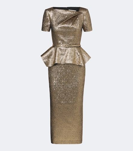 Robe de cocktail péplum en cloqué - Roland Mouret - Modalova
