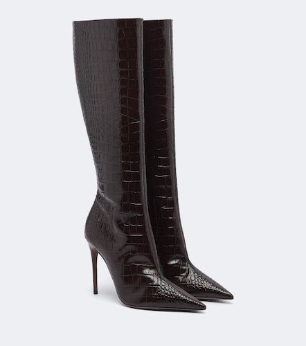Bottes Vera en cuir façon croco - Paris Texas - Modalova