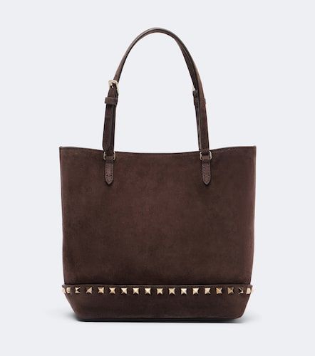 Sac Rockstud Small en daim - Valentino Garavani - Modalova