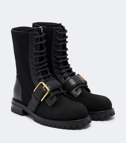 Bottines DG en daim et cuir - Dolce&Gabbana - Modalova