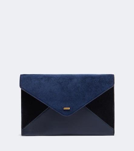 Pochette Grace en daim et cuir - Khaite - Modalova