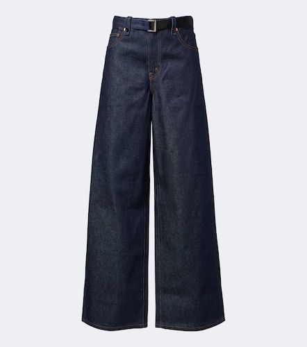 Sacai Jean wide à ceinture - Sacai - Modalova