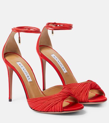 Sandales Bellini Beauty 105 en satin - Aquazzura - Modalova