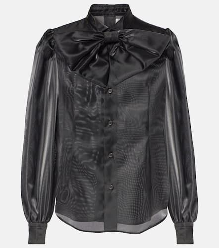 Noir Kei Ninomiya Chemise en satin - Noir Kei Ninomiya - Modalova