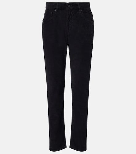Jean slim Ex Boyfriend à taille mi-haute en velours côtelé - AG Jeans - Modalova