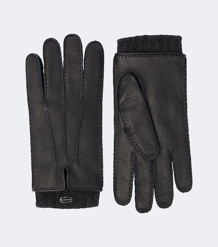 Agnona Gants en cuir et cachemire - Agnona - Modalova