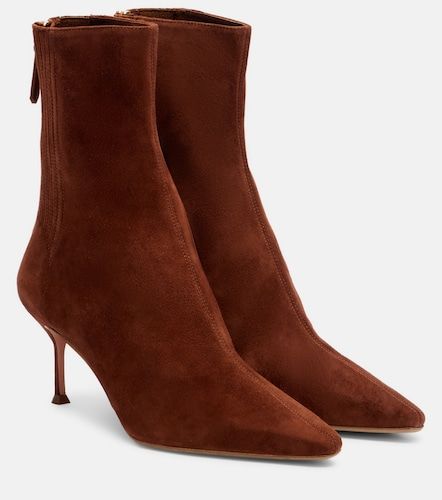 Bottines Saint Honoré 65 en daim - Aquazzura - Modalova