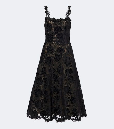Robe de cocktail en guipure - Carolina Herrera - Modalova