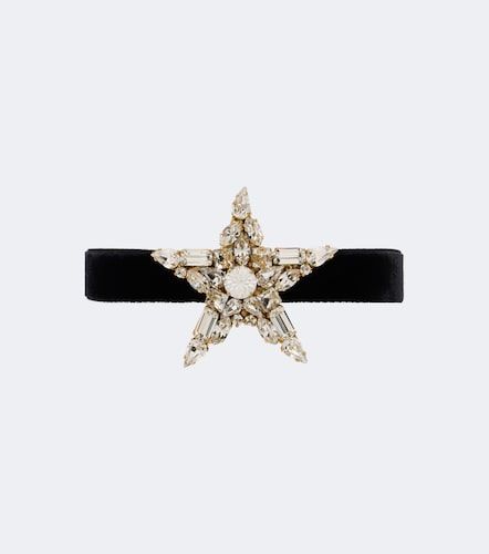 Choker Star en velours à ornements - Dolce&Gabbana - Modalova