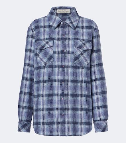 Chemise Blue Uniform en cachemire et améthyste - God's True Cashmere - Modalova