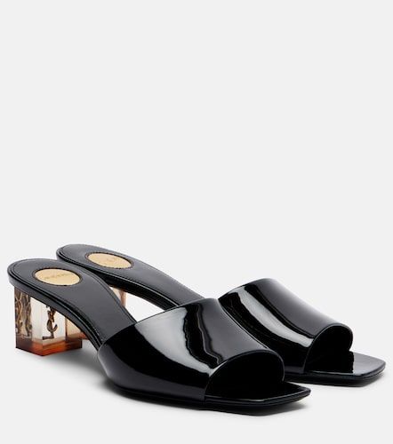 Mules Sip en cuir verni - Saint Laurent - Modalova