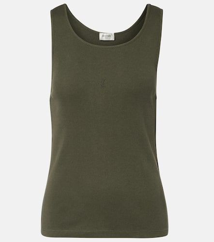 Top Cassandre en coton - Saint Laurent - Modalova