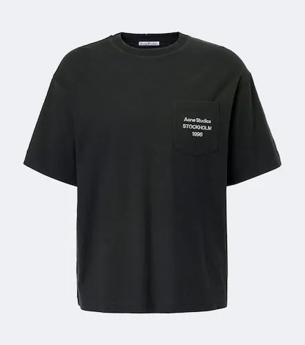 T-shirt en coton et chanvre - Acne Studios - Modalova