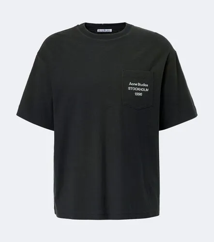 T-shirt en coton et chanvre - Acne Studios - Modalova