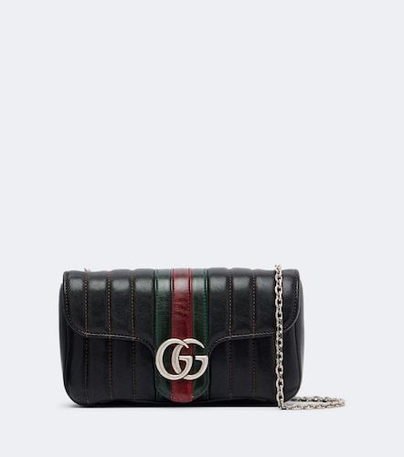 Sac Jetset GG Marmont Small en cuir - Gucci - Modalova