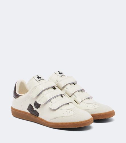 Baskets Beth en cuir façon serpent - Isabel Marant - Modalova