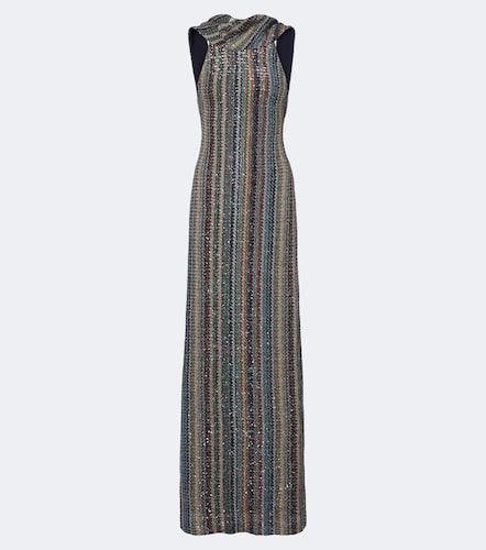 Robe longue à rayures et sequins - Missoni - Modalova