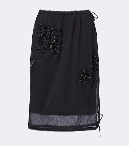 Prada Jupe midi à broderies - Prada - Modalova