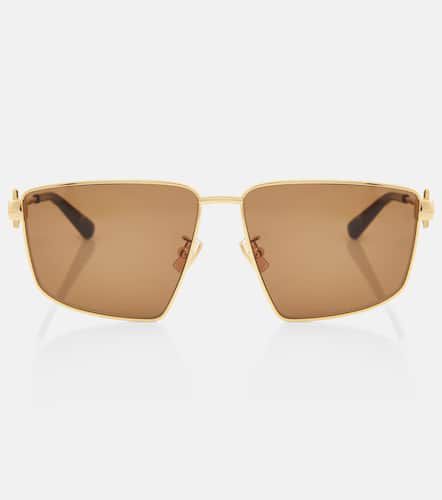 Lunettes de soleil rectangulaires - Bottega Veneta - Modalova