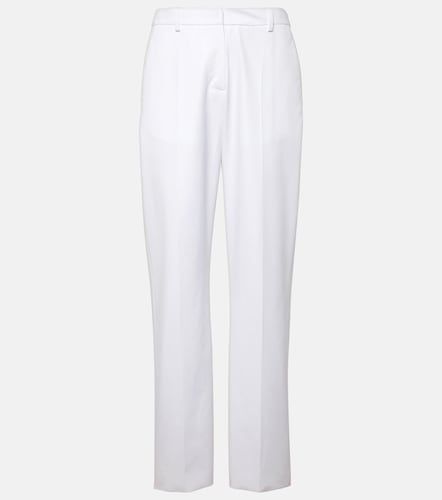 Pantalon slim à taille basse en coton - Valentino Garavani - Modalova