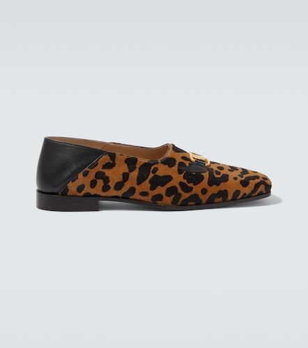 Mocassins Babouche Fauve Éclat en cuir façon poulain - Valentino Garavani - Modalova