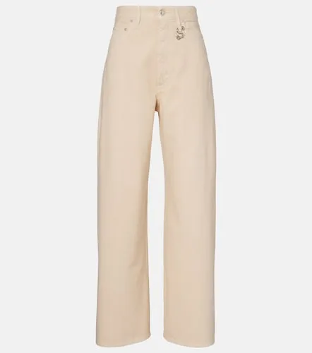 Jean ample Siamese à taille haute en denim - Sportmax - Modalova