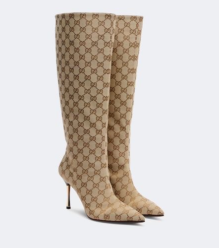 Gucci Bottes Bombshell en toile GG - Gucci - Modalova
